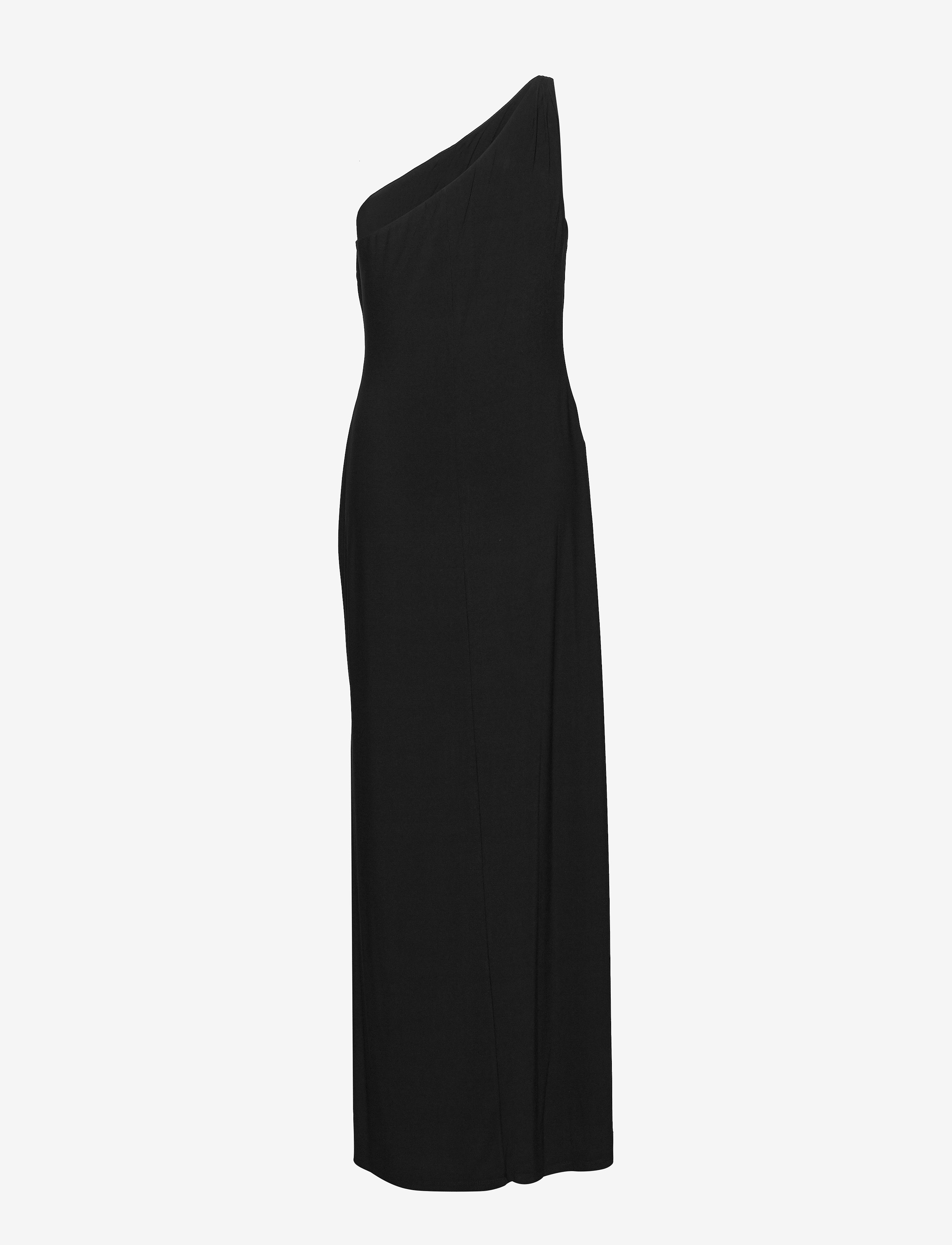 Lauren Ralph Lauren - Jersey One-Shoulder Gown - festtøj til outletpriser - black - 2