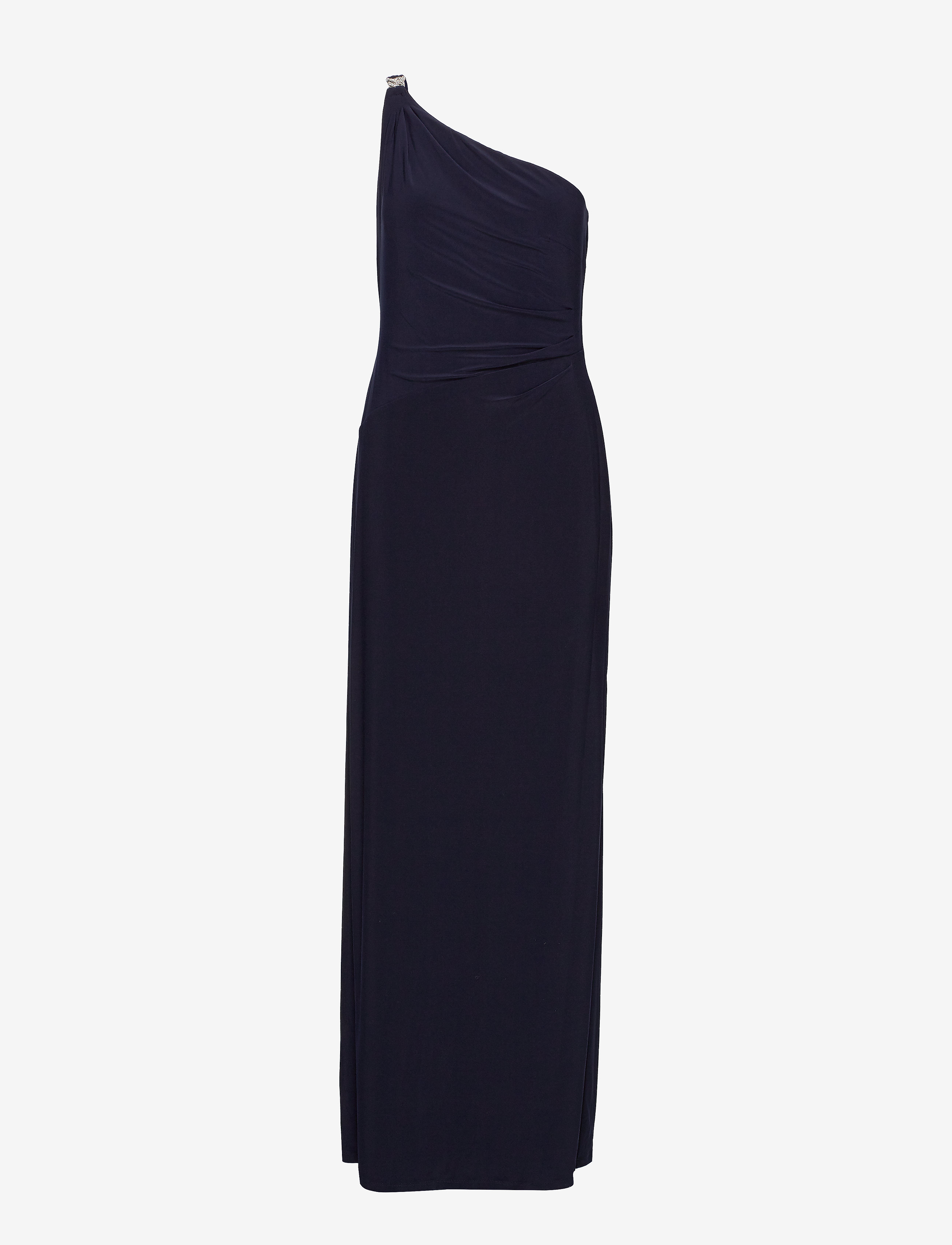 Jersey One-Shoulder Gown - LIGHTHOUSE NAVY
