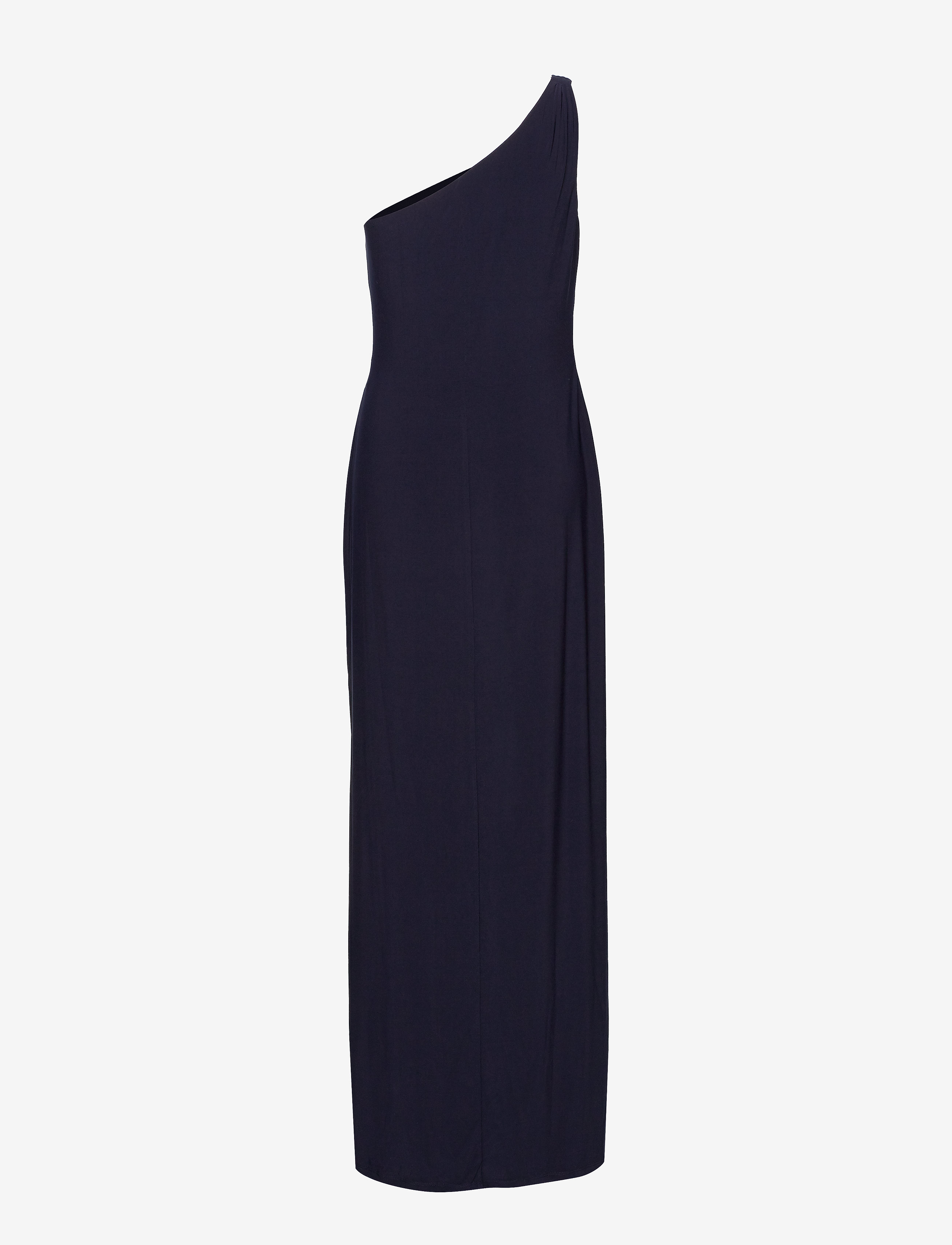 Lauren Ralph Lauren - Jersey One-Shoulder Gown - festtøj til outletpriser - lighthouse navy - 2