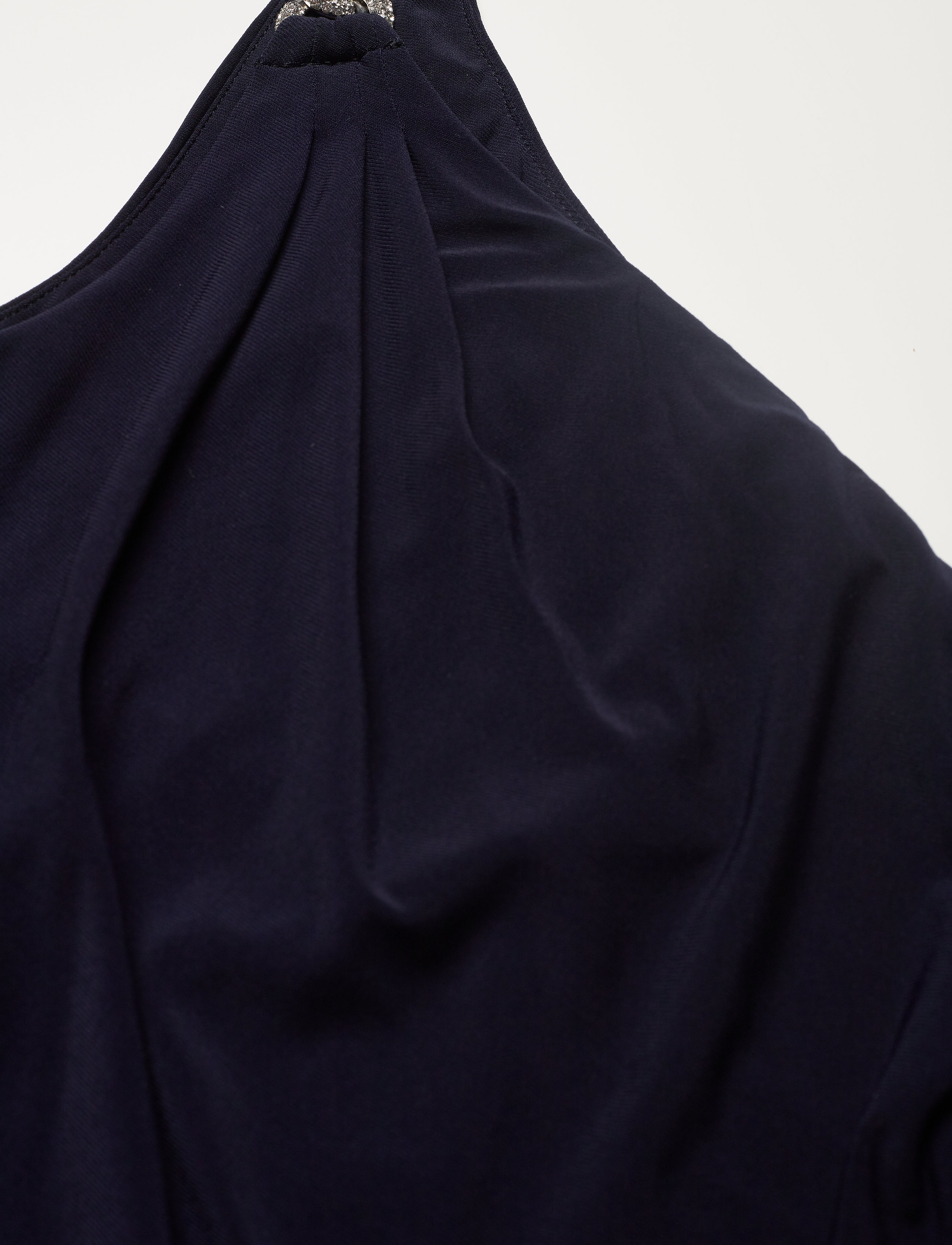 Lauren Ralph Lauren - Jersey One-Shoulder Gown - festtøj til outletpriser - lighthouse navy - 4