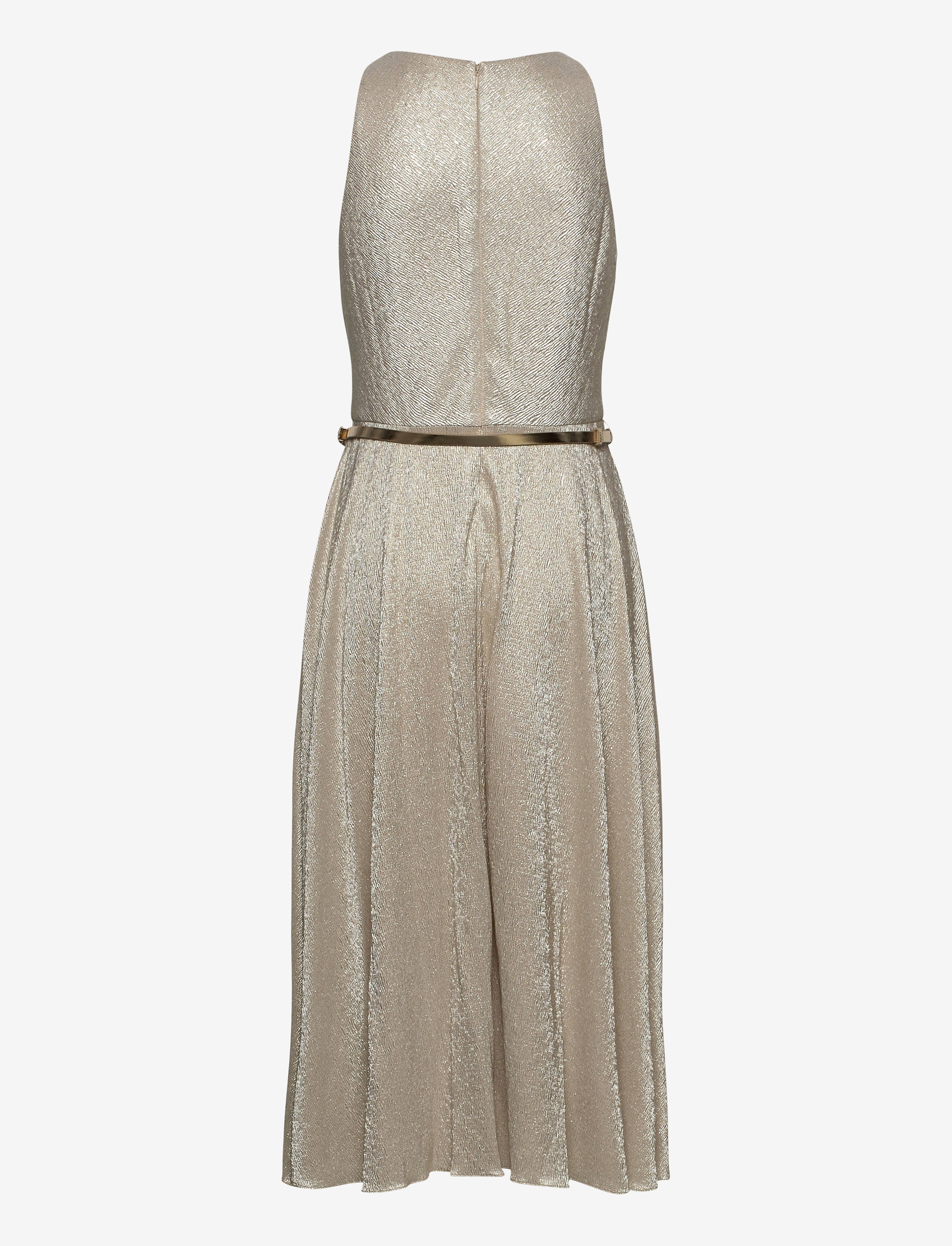Lauren Ralph Lauren - Metallic Bodre Dress - new champagne/lig - 2