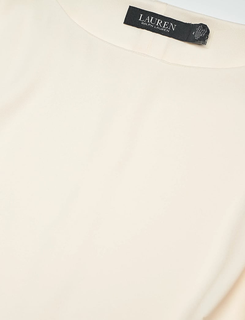 Lauren Ralph Lauren - Cape Georgette Cocktail Dress - cocktailkleider - mascarpone cream - 2