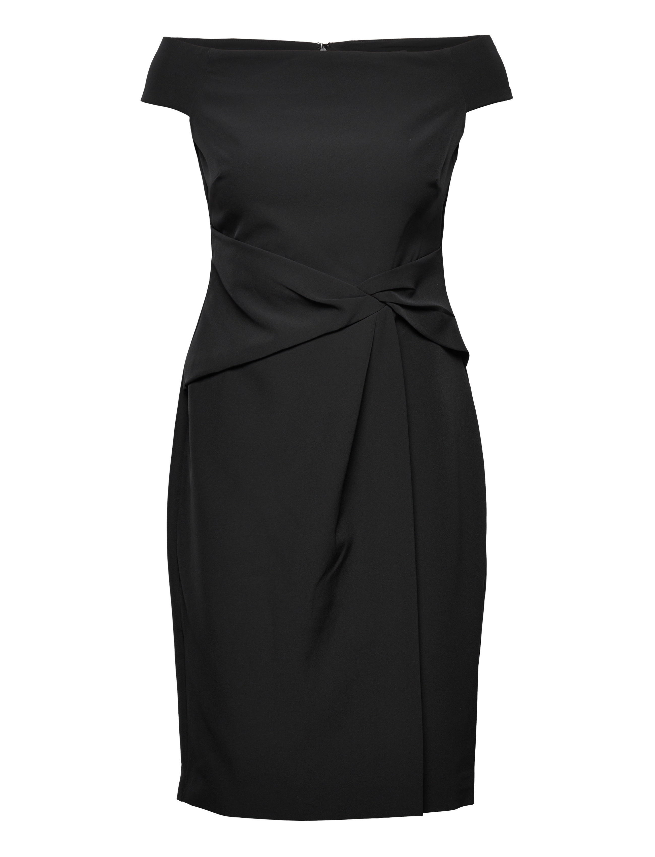 Lauren Ralph Lauren - Crepe Off-the-Shoulder Dress - black - 1