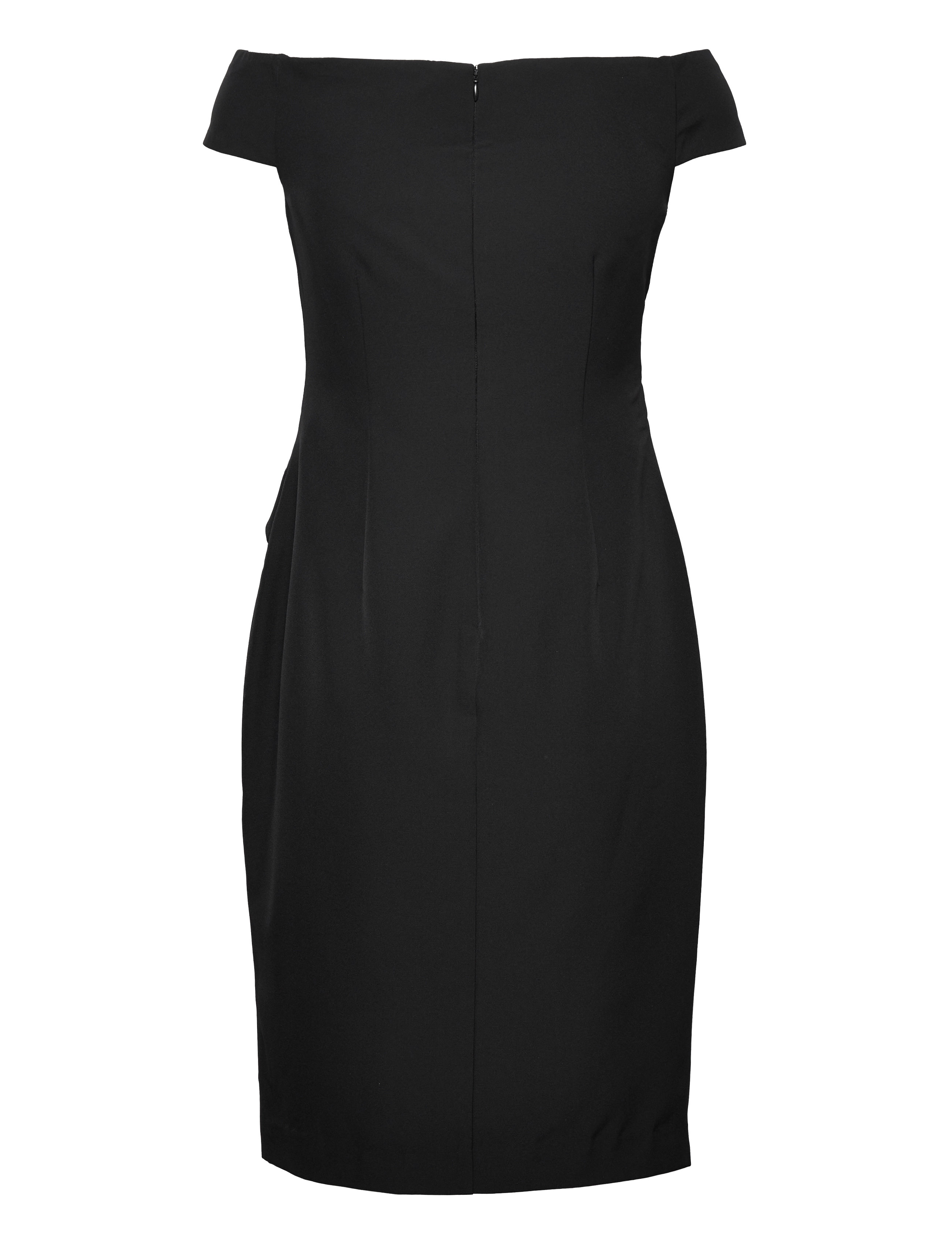 Lauren Ralph Lauren - Crepe Off-the-Shoulder Dress - black - 2