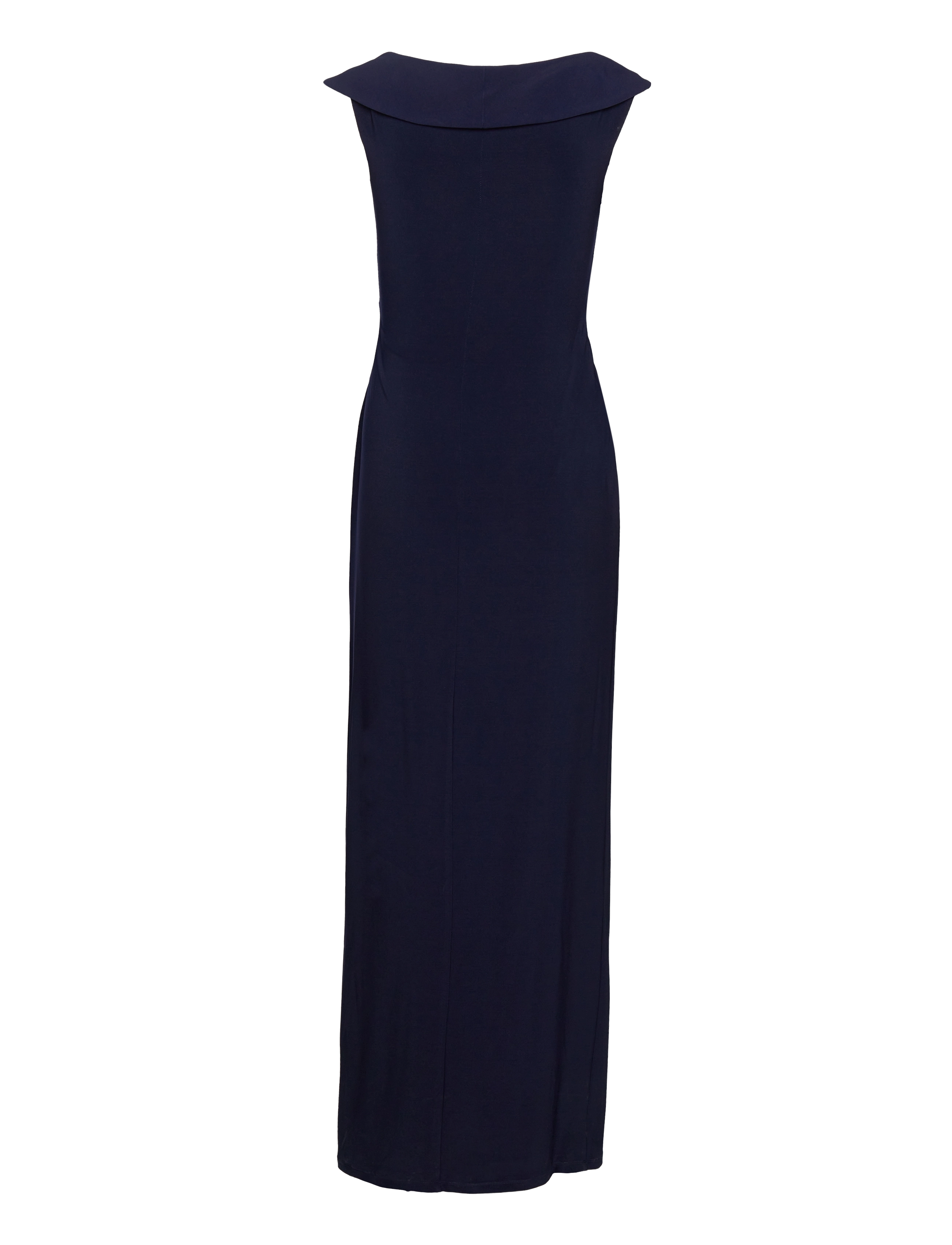 Lauren Ralph Lauren - Jersey Off-the-Shoulder Gown - aftenkjoler - lighthouse navy - 2