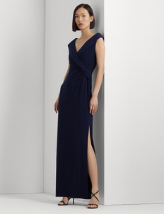 Jersey Off-the-Shoulder Gown, Lauren Ralph Lauren