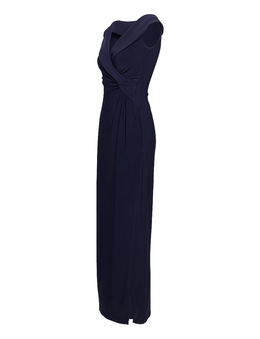 Lauren Ralph Lauren - Jersey Off-the-Shoulder Gown - robes de soirée - lighthouse navy - 3