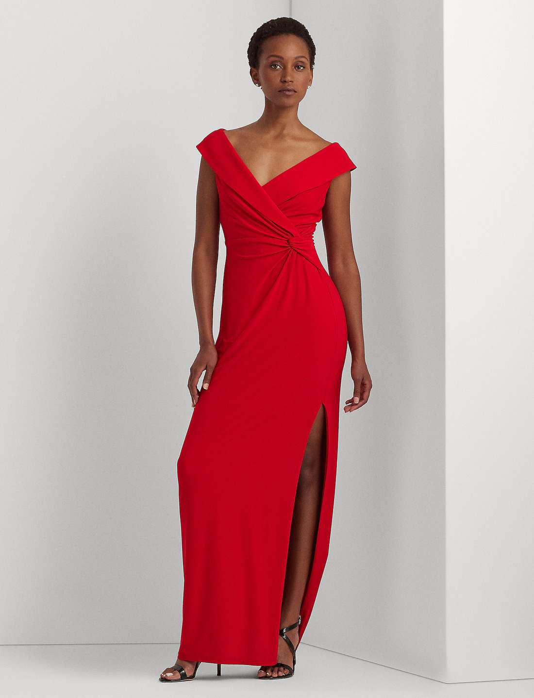 Lauren ralph lauren evening best sale dress