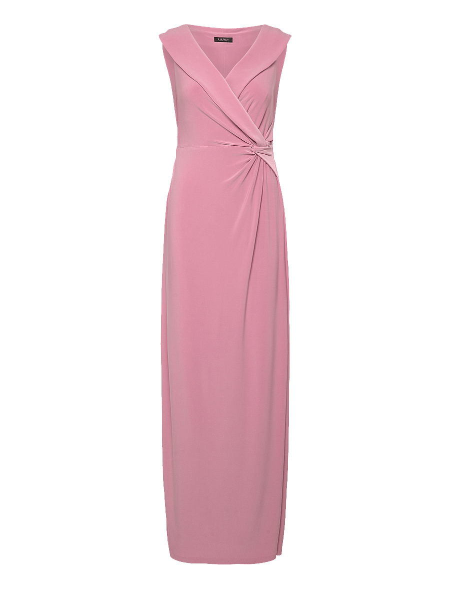 Lauren Ralph Lauren - Jersey Off-the-Shoulder Gown - robes de soirée - rose mauve - 0