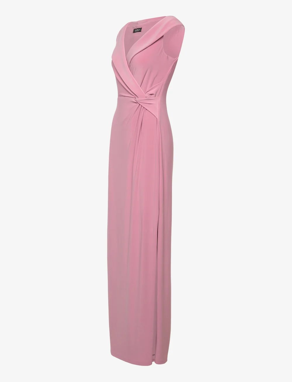 Lauren Ralph Lauren - Jersey Off-the-Shoulder Gown - aftonklänningar - rose mauve - 2