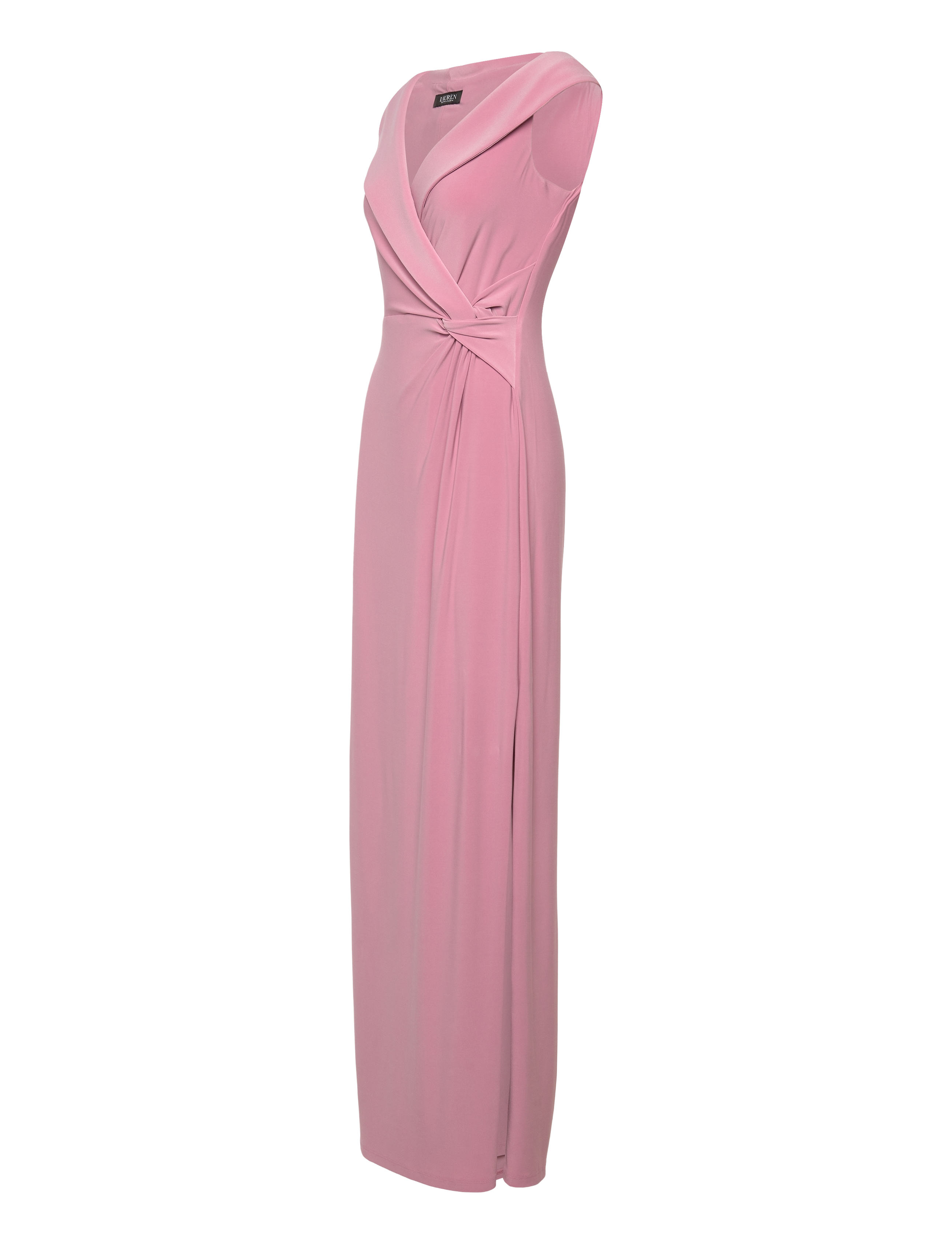Lauren Ralph Lauren - Jersey Off-the-Shoulder Gown - iltapuvut - rose mauve - 2