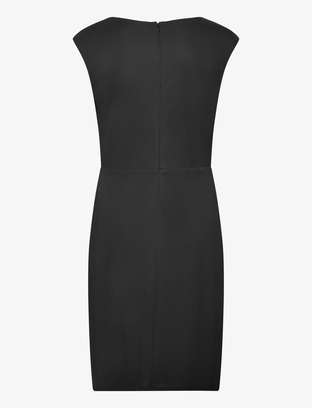 Lauren Ralph Lauren - Jersey Cap-Sleeve Cocktail Dress - sukienki koktajlowe - black - 1