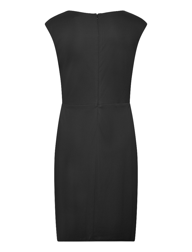 Lauren Ralph Lauren - Jersey Cap-Sleeve Cocktail Dress - cocktailkjoler - black - 1