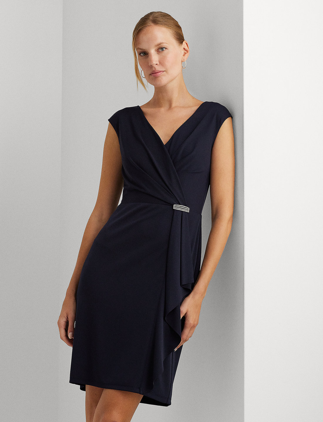 Cocktail dress ralph lauren sales