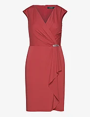 Lauren Ralph Lauren - Jersey Cap-Sleeve Cocktail Dress - peoriided outlet-hindadega - red sunstone - 0