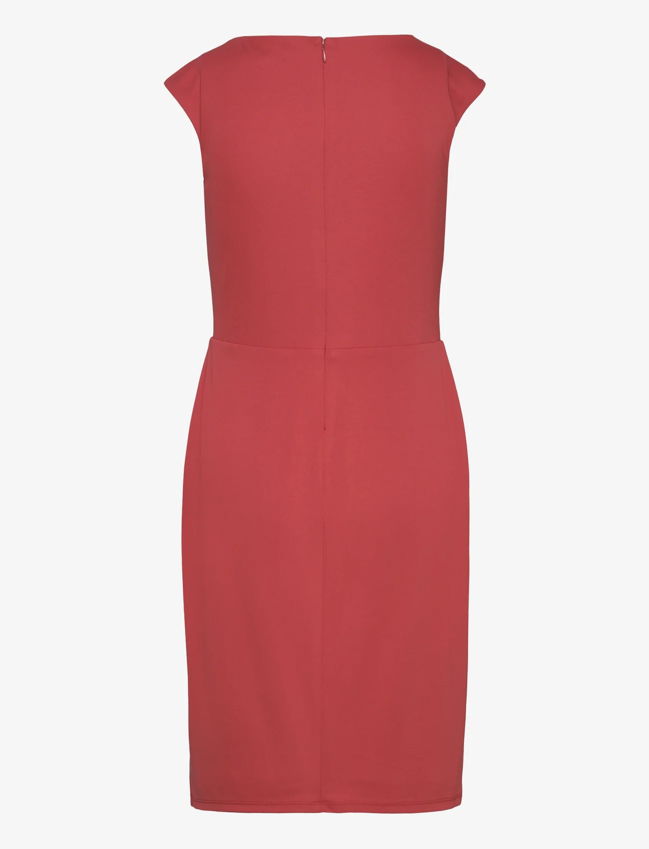 Lauren Ralph Lauren - Jersey Cap-Sleeve Cocktail Dress - peoriided outlet-hindadega - red sunstone - 1
