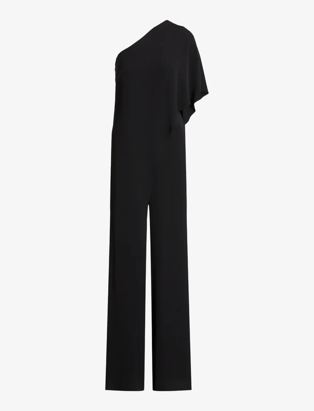 Lauren Ralph Lauren - Cape Georgette One-Shoulder Jumpsuit - kleidung - black - 1