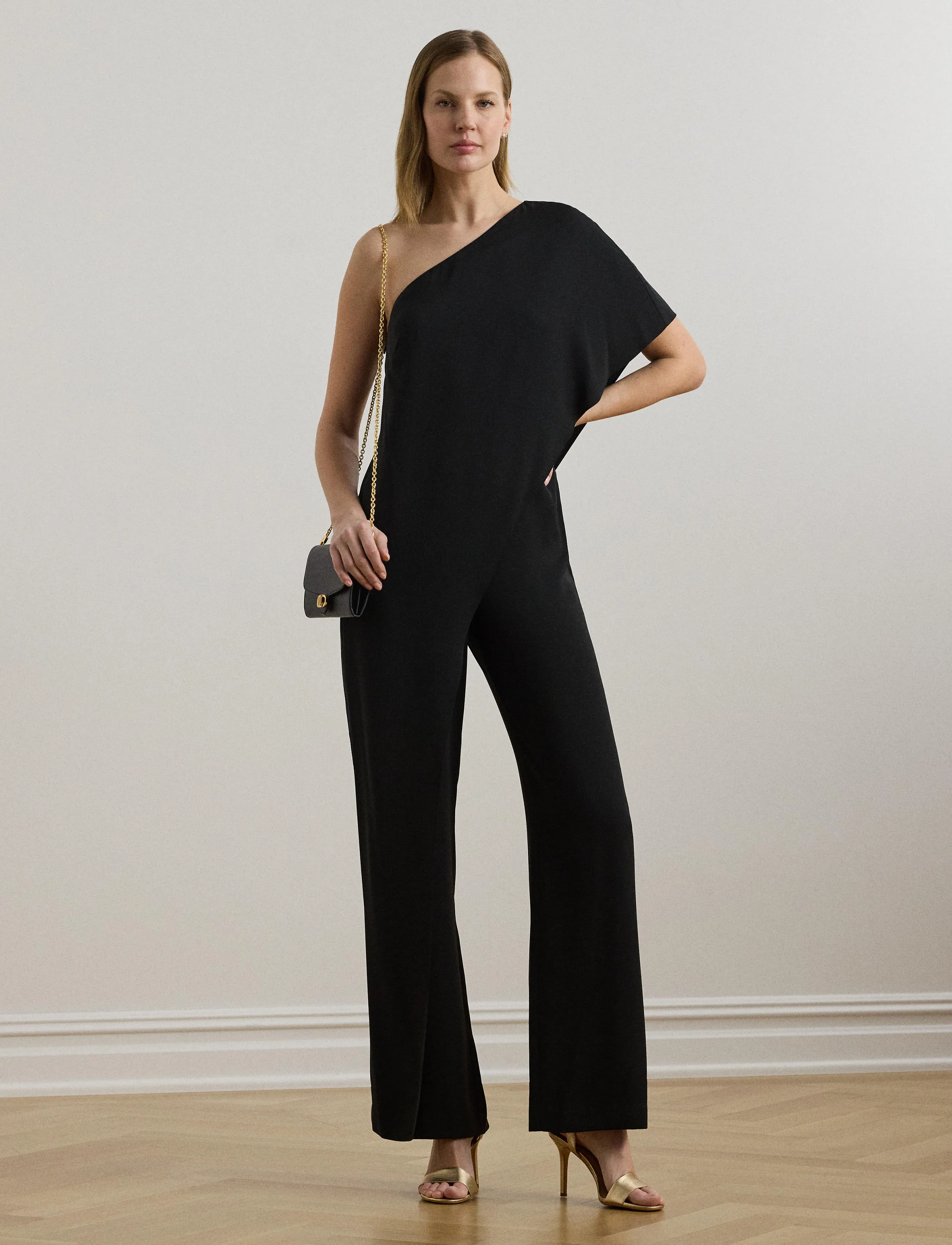 Lauren Ralph Lauren - SILKY GGT 154-JUMPSUIT - jumpsuits - black - 3