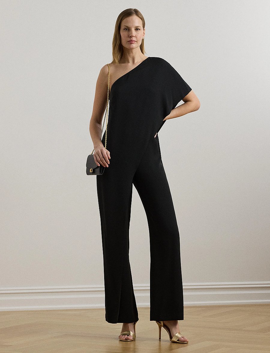 Lauren Ralph Lauren - SILKY GGT 154-JUMPSUIT - jumpsuits - black - 3
