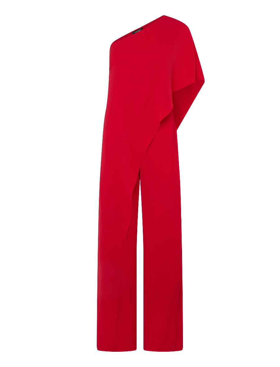 Lauren Ralph Lauren - SILKY GGT 154-JUMPSUIT - buksedragter - cruise red - 0