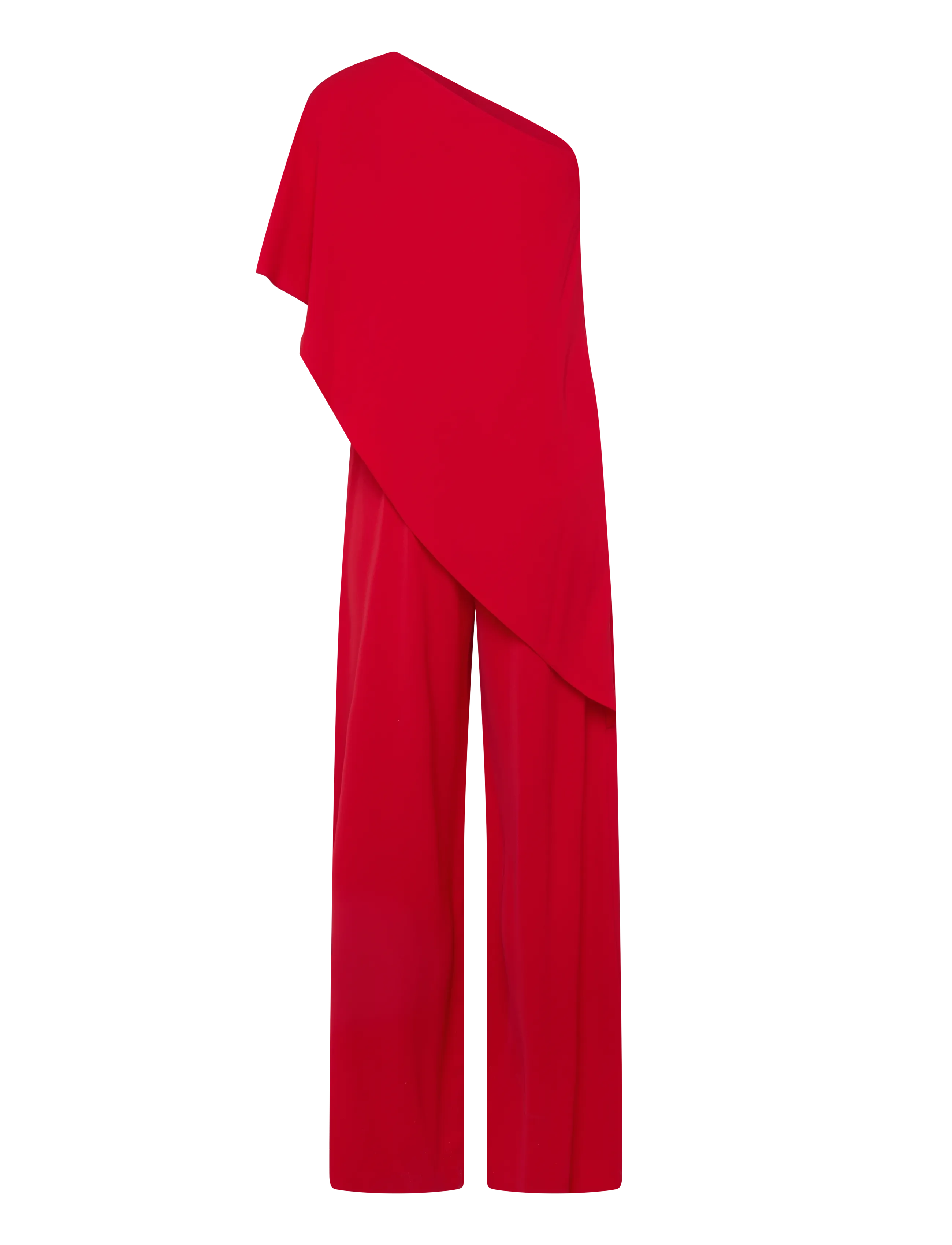 Lauren Ralph Lauren - SILKY GGT 154-JUMPSUIT - buksedragter - cruise red - 1