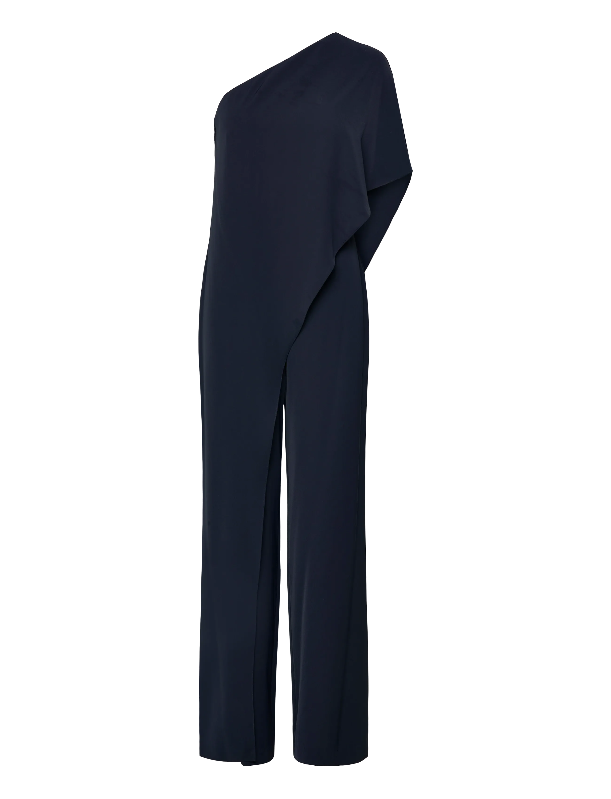 Lauren Ralph Lauren Cape Georgette One-Shoulder Jumpsuit - Pükskostüümid - LAUREN NAVY / navy