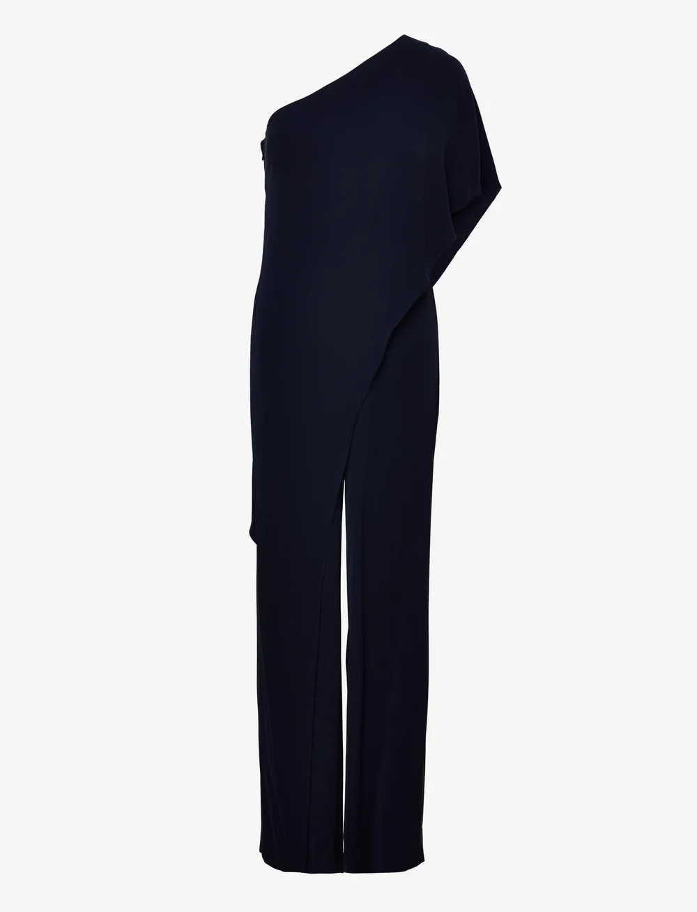 オールインワン・サロペット LAUREN RALPH LAUREN Woman Jumpsuits Navy 253909456 002 Lauren Ralph Lauren Cape Georgette One-shoulder Jumpsuit