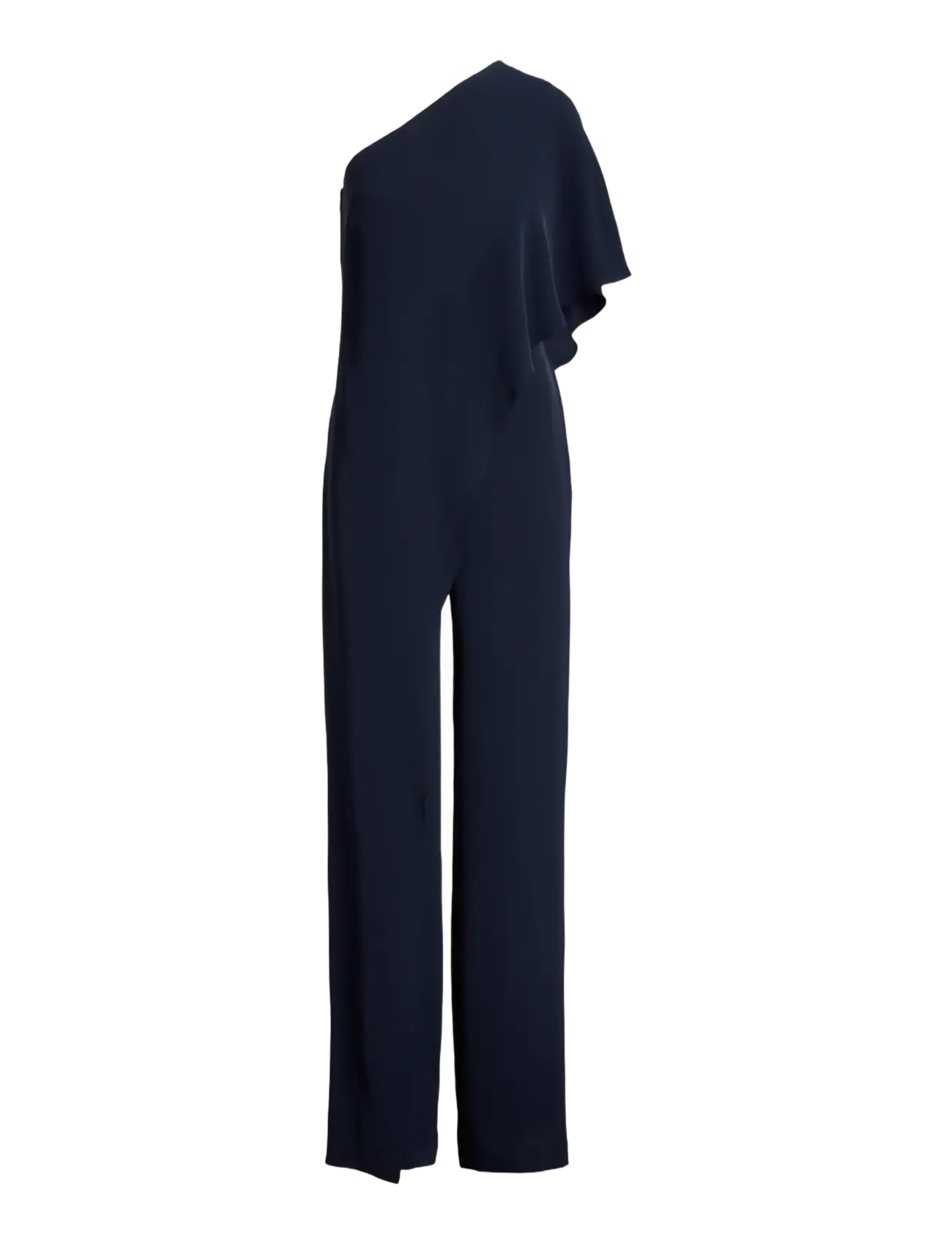 Lauren Ralph Lauren Cape Georgette One-Shoulder Jumpsuit - Jumpsuits - LIGHTHOUSE NAVY / navy