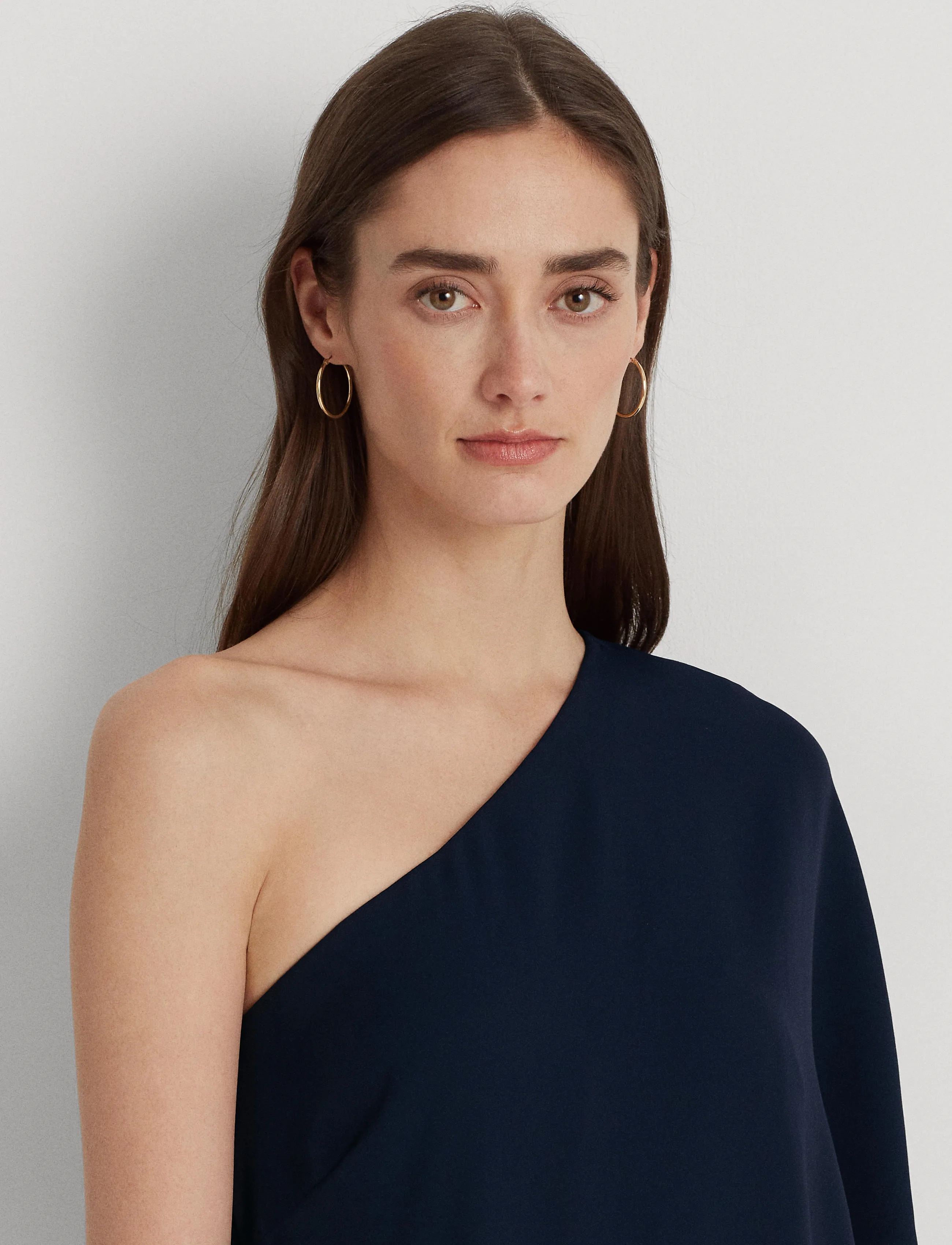 Lauren Ralph Lauren Cape Georgette One-Shoulder Jumpsuit klänningar dam – bild 8