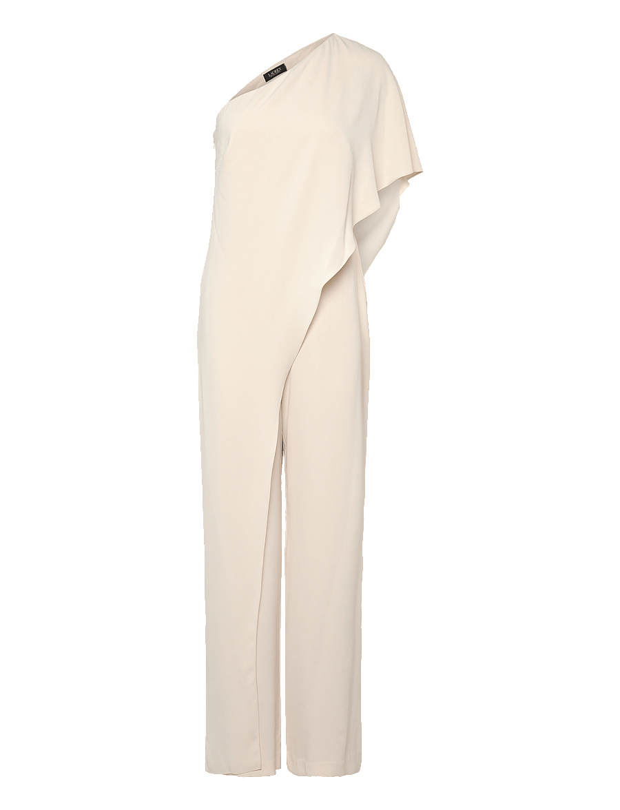 Lauren Ralph Lauren - SILKY GGT 154-JUMPSUIT - buksedragter - mascarpone cream - 1
