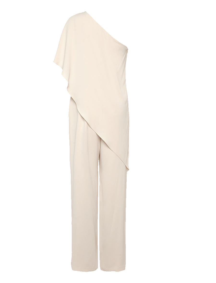 Lauren Ralph Lauren - SILKY GGT 154-JUMPSUIT - buksedragter - mascarpone cream - 2