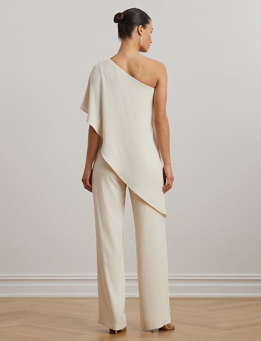 Lauren Ralph Lauren - SILKY GGT 154-JUMPSUIT - buksedragter - mascarpone cream - 3