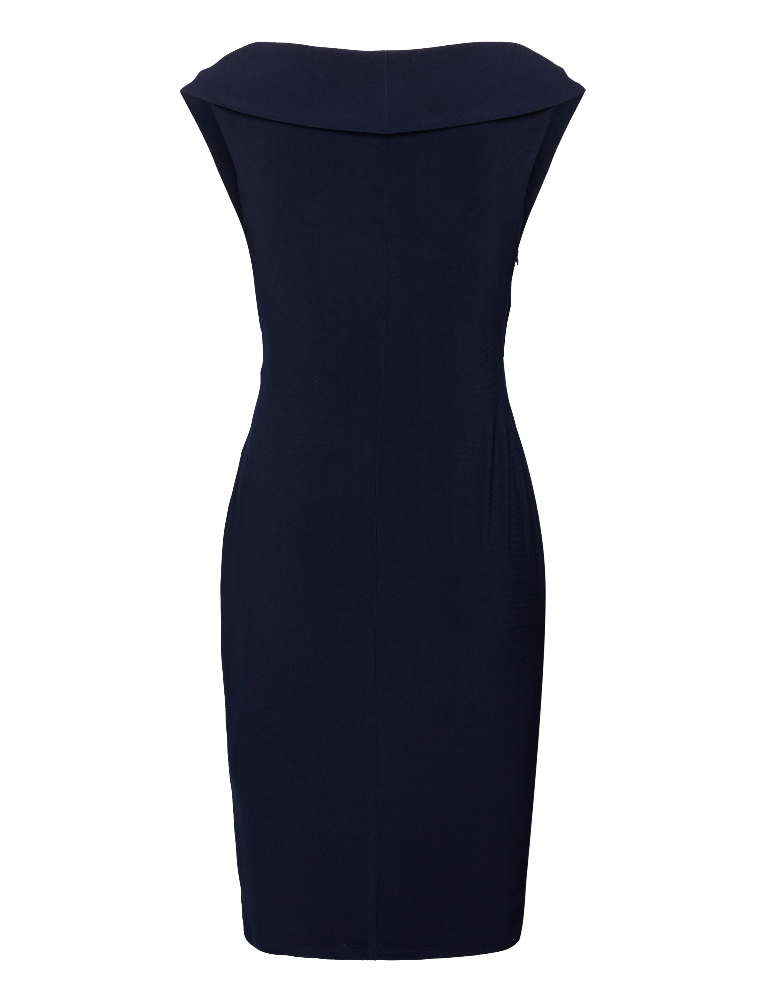 Lauren Ralph Lauren - Jersey Off-the-Shoulder Cocktail Dress - lighthouse navy - 1