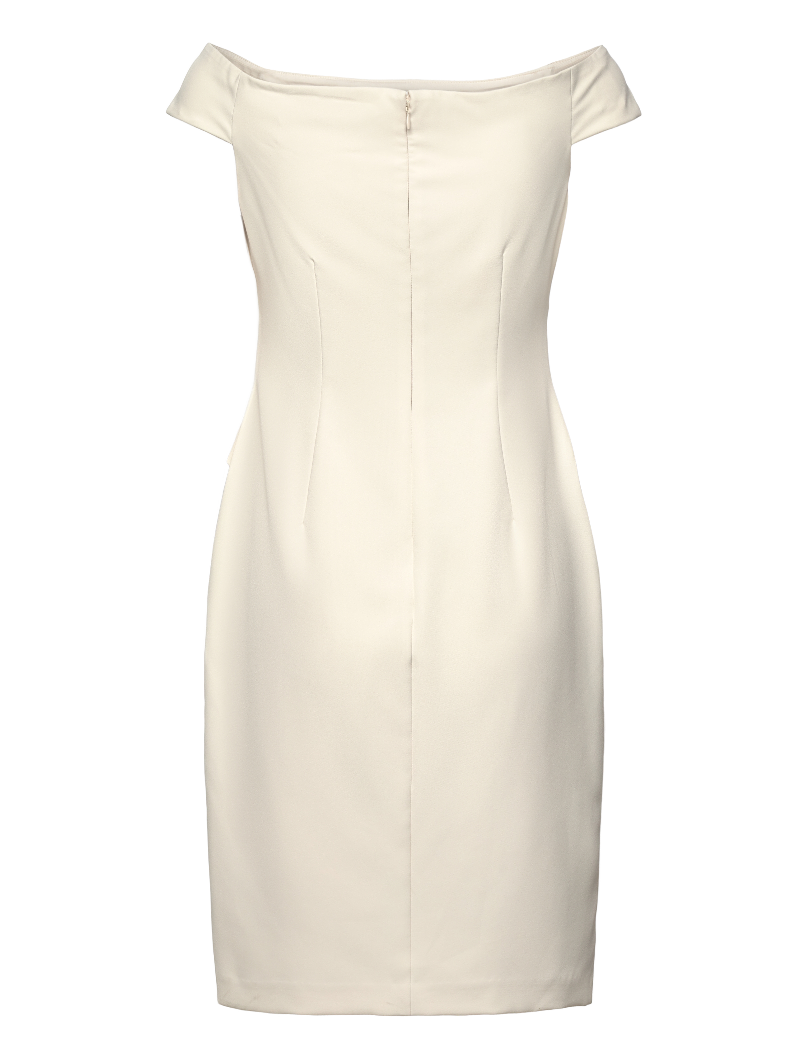 Lauren Ralph Lauren - PLSHD CREPE-COCKTAIL DRESS - cocktailkjoler - mascarpone cream - 1