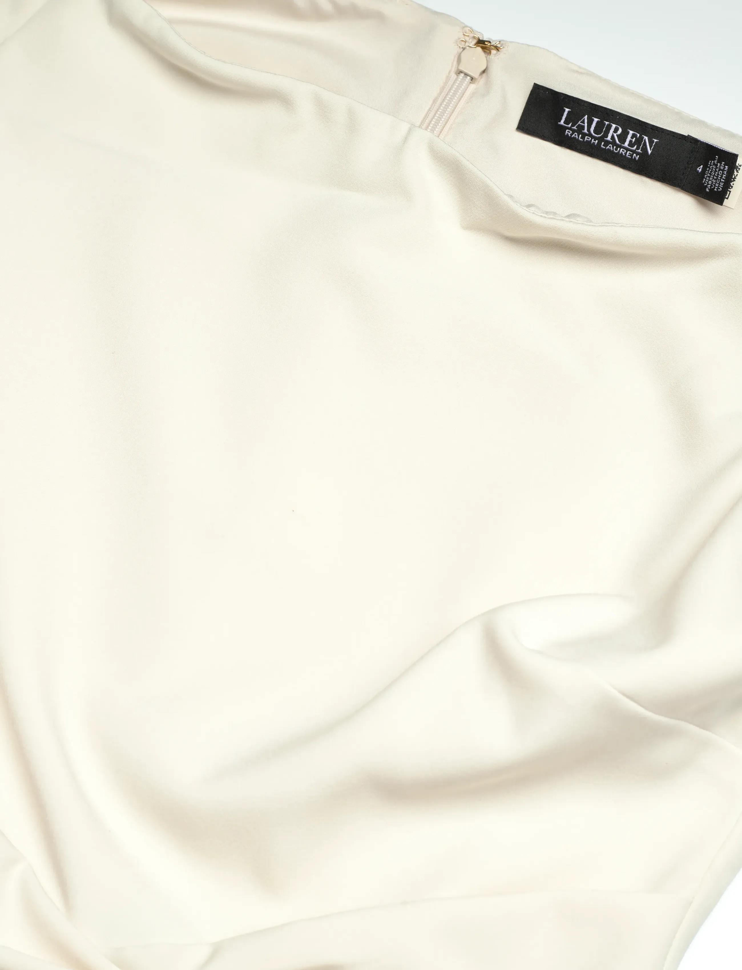 Lauren Ralph Lauren - PLSHD CREPE-COCKTAIL DRESS - cocktailkjoler - mascarpone cream - 2
