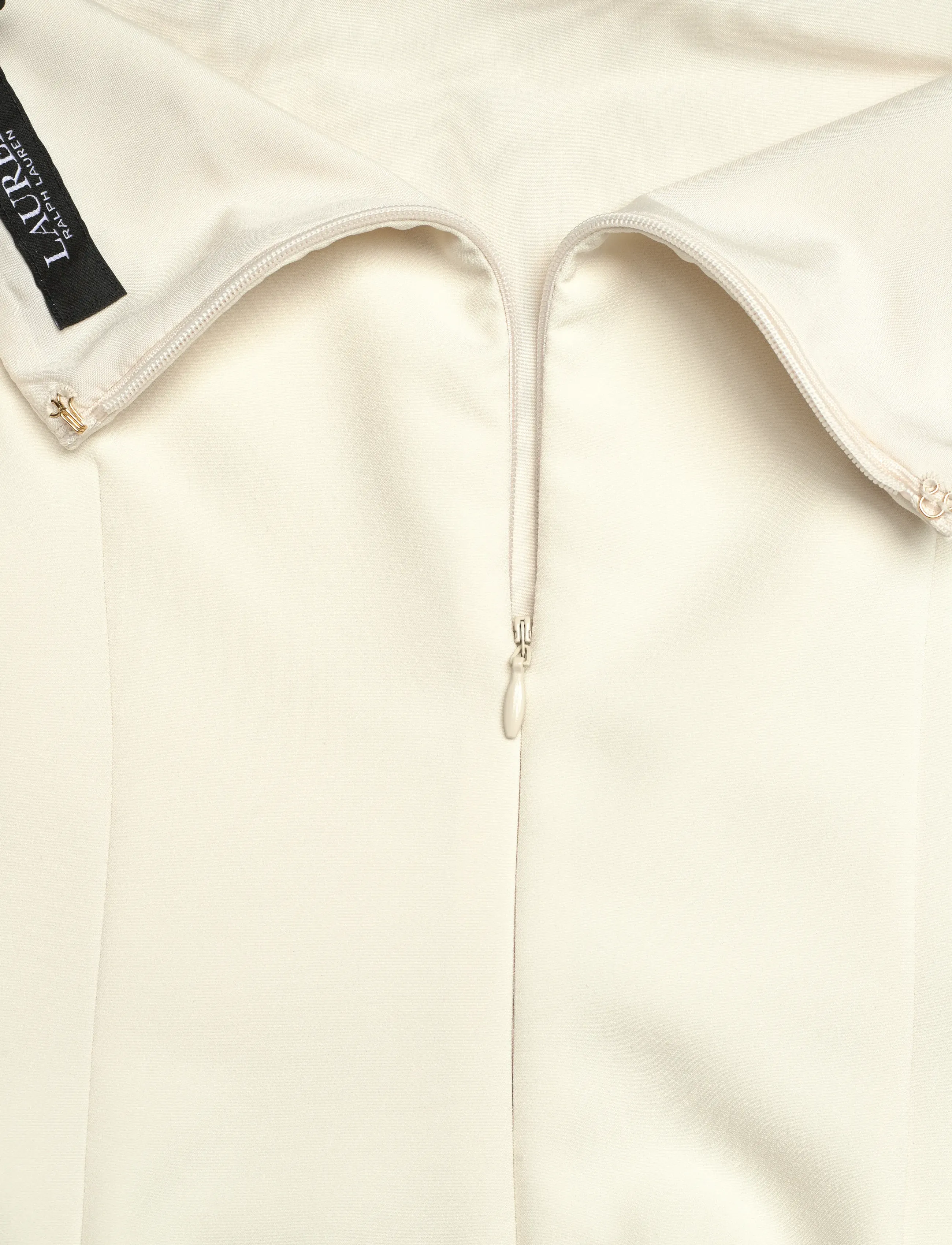 Lauren Ralph Lauren - PLSHD CREPE-COCKTAIL DRESS - cocktailkjoler - mascarpone cream - 3