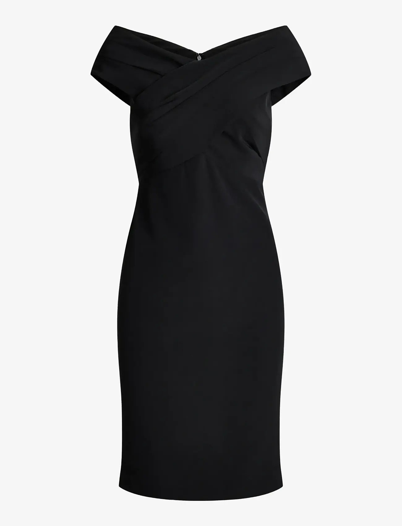 Lauren Ralph Lauren - Crepe Off-the-Shoulder Cocktail Dress - cocktailkleider - black - 1