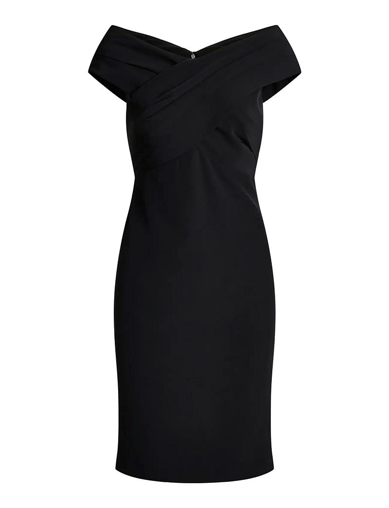 Lauren Ralph Lauren - Crepe Off-the-Shoulder Cocktail Dress - cocktailkleider - black - 1