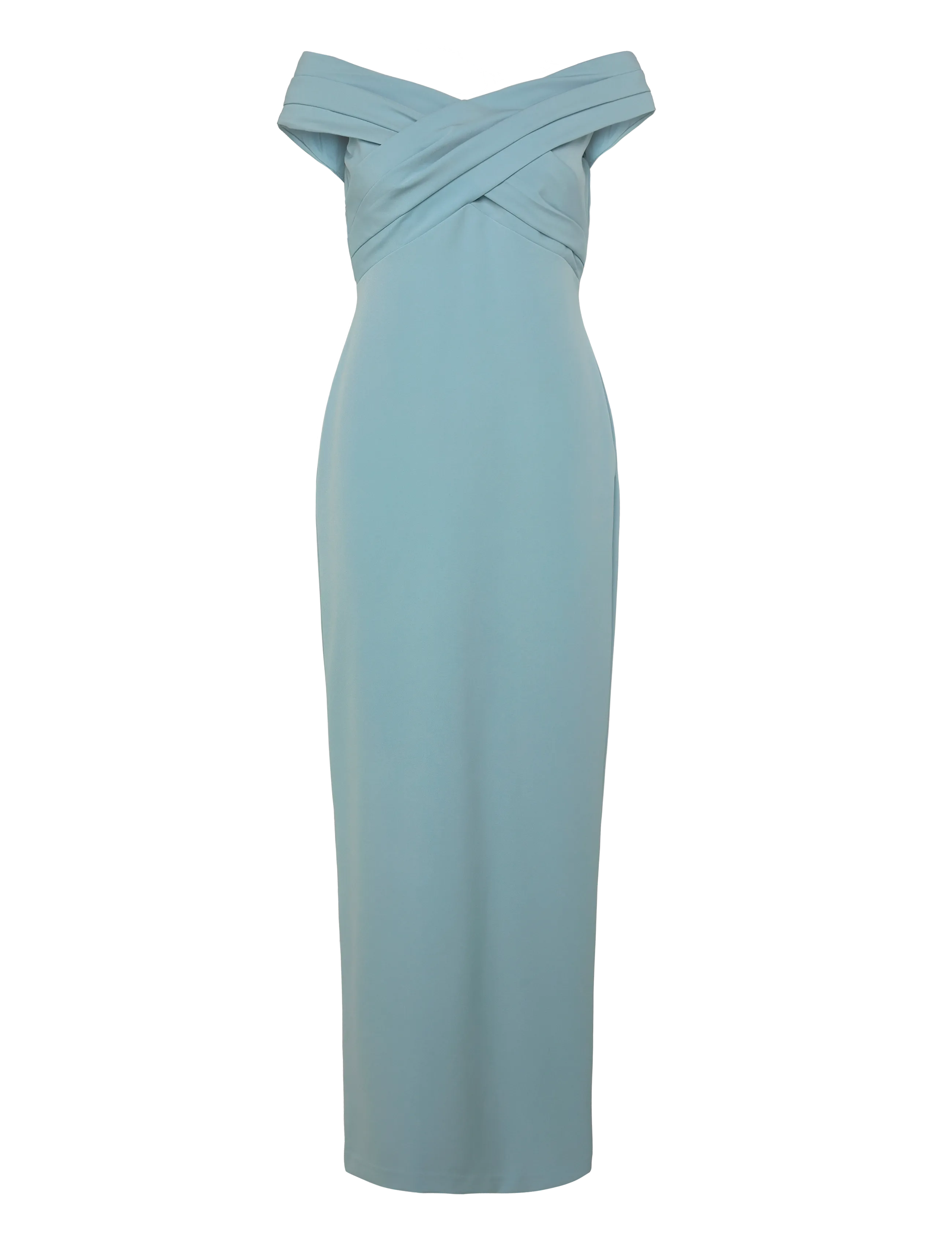 Lauren Ralph Lauren Crepe Off-the-Shoulder Gown - Kleding - BLUE NOTE / blue