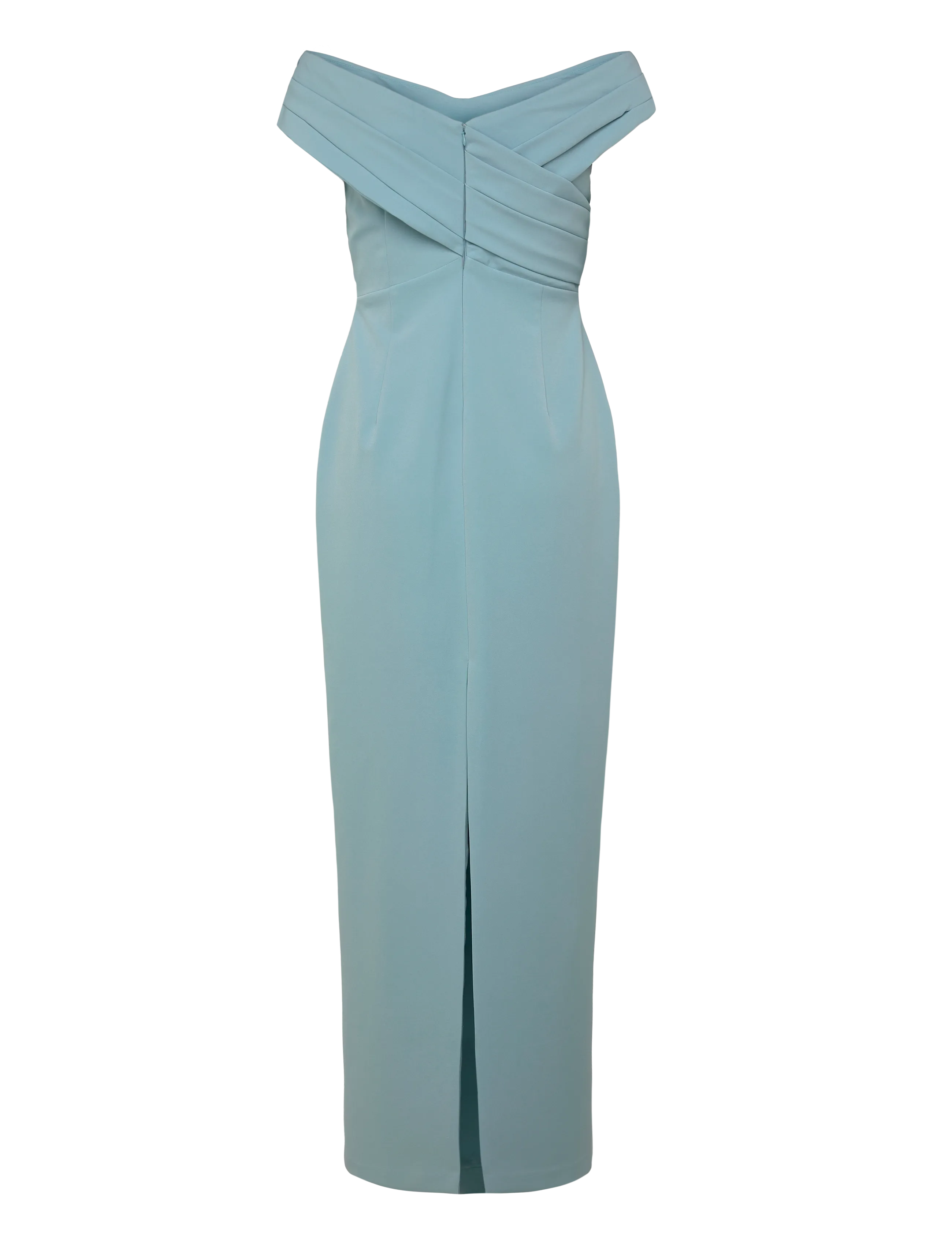 Lauren Ralph Lauren - PLSHD CREPE-GOWN - aftenkjoler - blue note - 1