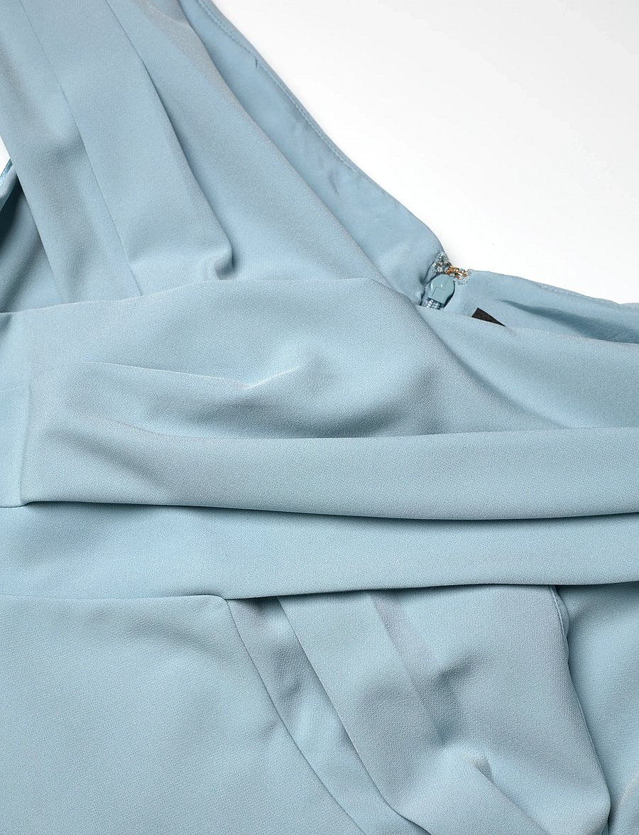 Lauren Ralph Lauren - PLSHD CREPE-GOWN - aftenkjoler - blue note - 2