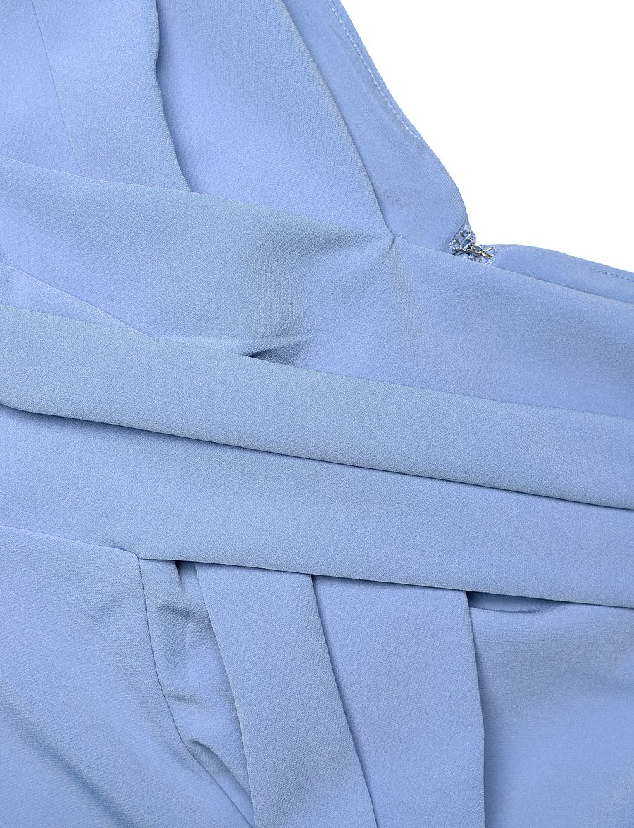 Lauren Ralph Lauren - PLSHD CREPE-GOWN - aftenkjoler - sky blue - 2