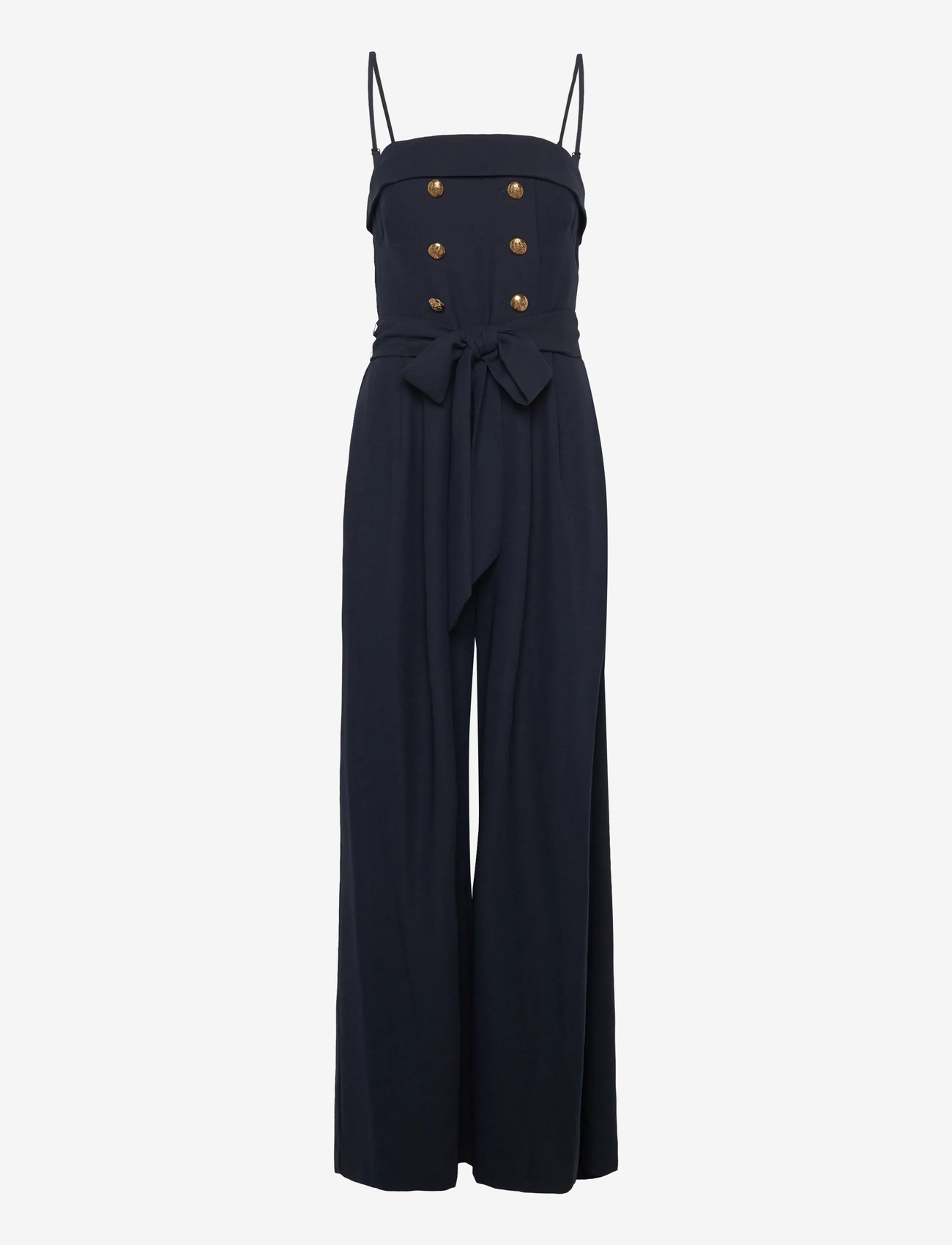 Lauren Ralph Lauren - SATIN BACK CREPE-JUMPSUIT - jumpsuits - lauren navy - 0
