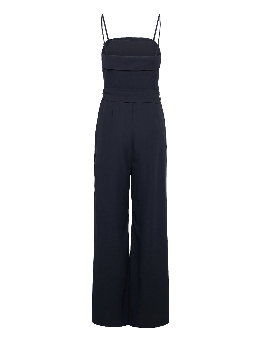 Lauren Ralph Lauren - SATIN BACK CREPE-JUMPSUIT - lauren navy - 1