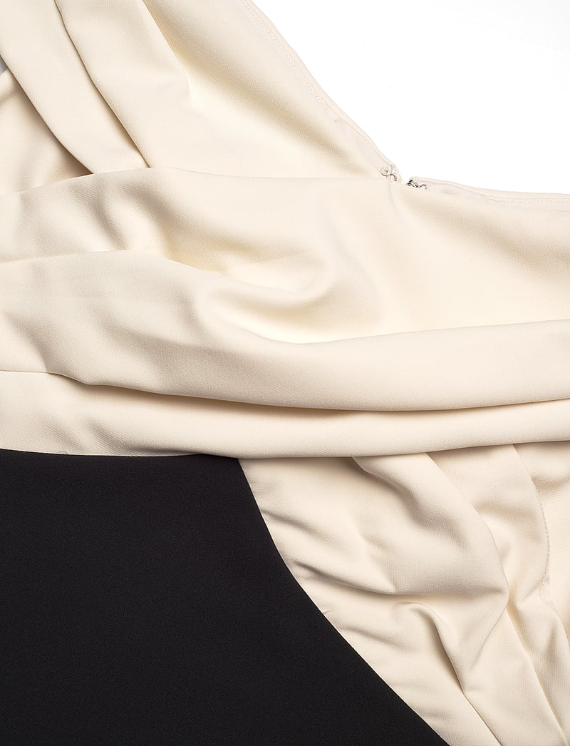 Lauren Ralph Lauren - Two-Tone Off-the-Shoulder Cocktail Dress - cocktailkleider - black/mascarpone - 2