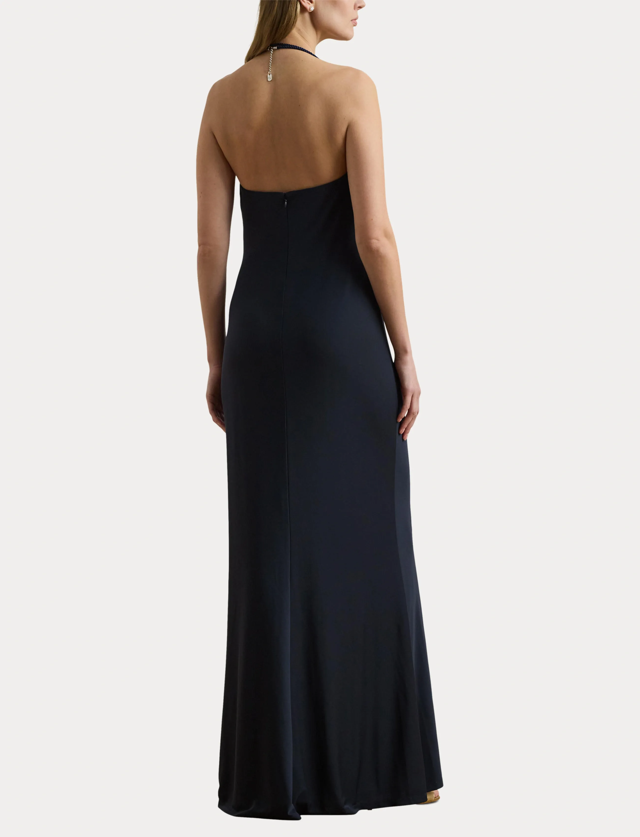 Lauren Ralph Lauren Jersey Cowlneck Halter Gown klänningar dam – bild 6