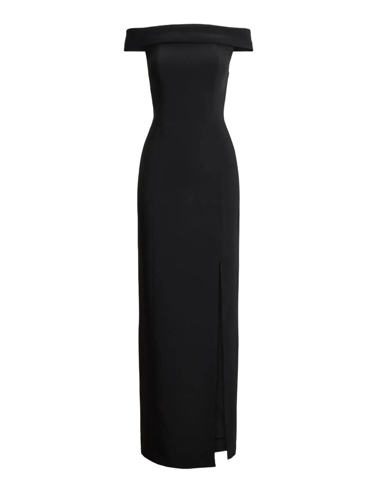 Lauren Ralph Lauren STRTCH MODERN CREPE-GOWN - Aftenkjoler - BLACK / black