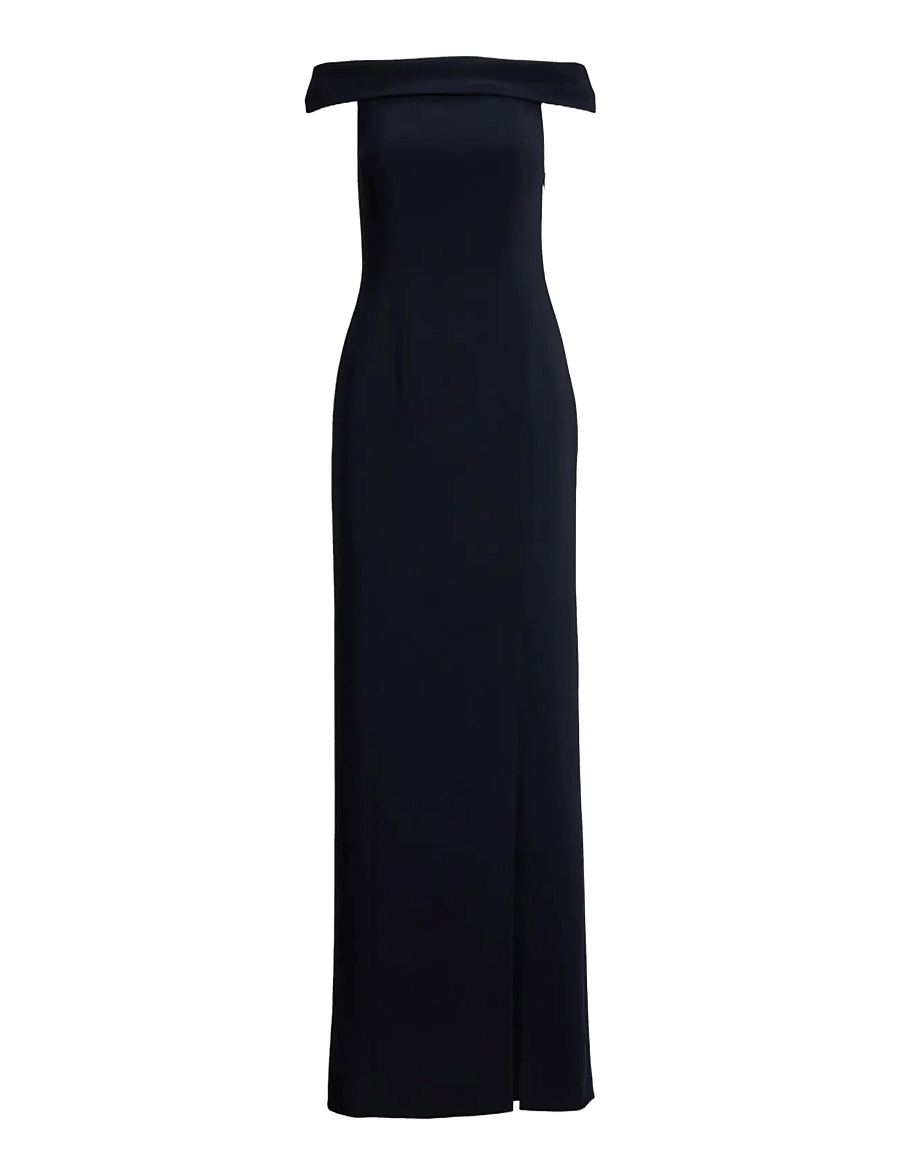 Lauren Ralph Lauren - STRTCH MODERN CREPE-GOWN - abendkleider - lighthouse navy - 1
