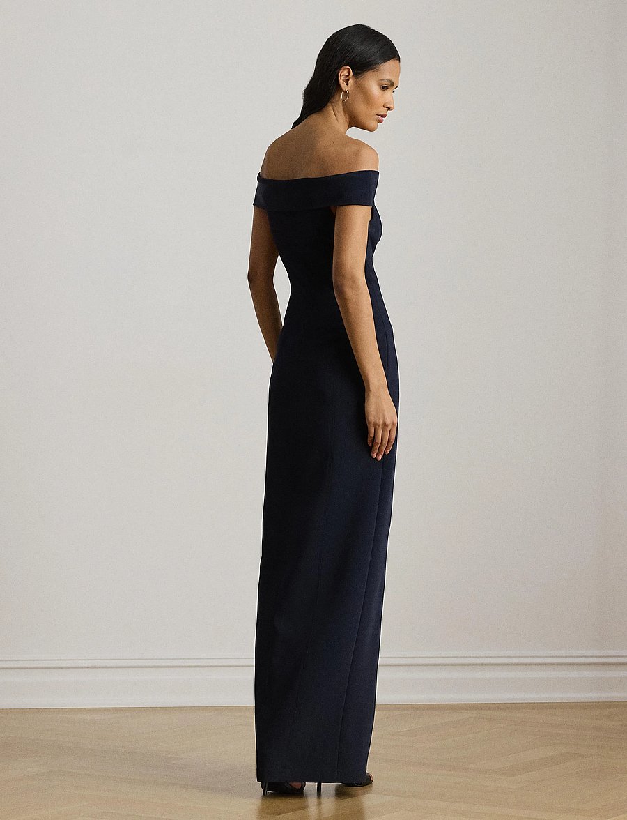Lauren Ralph Lauren - STRTCH MODERN CREPE-GOWN - abendkleider - lighthouse navy - 2