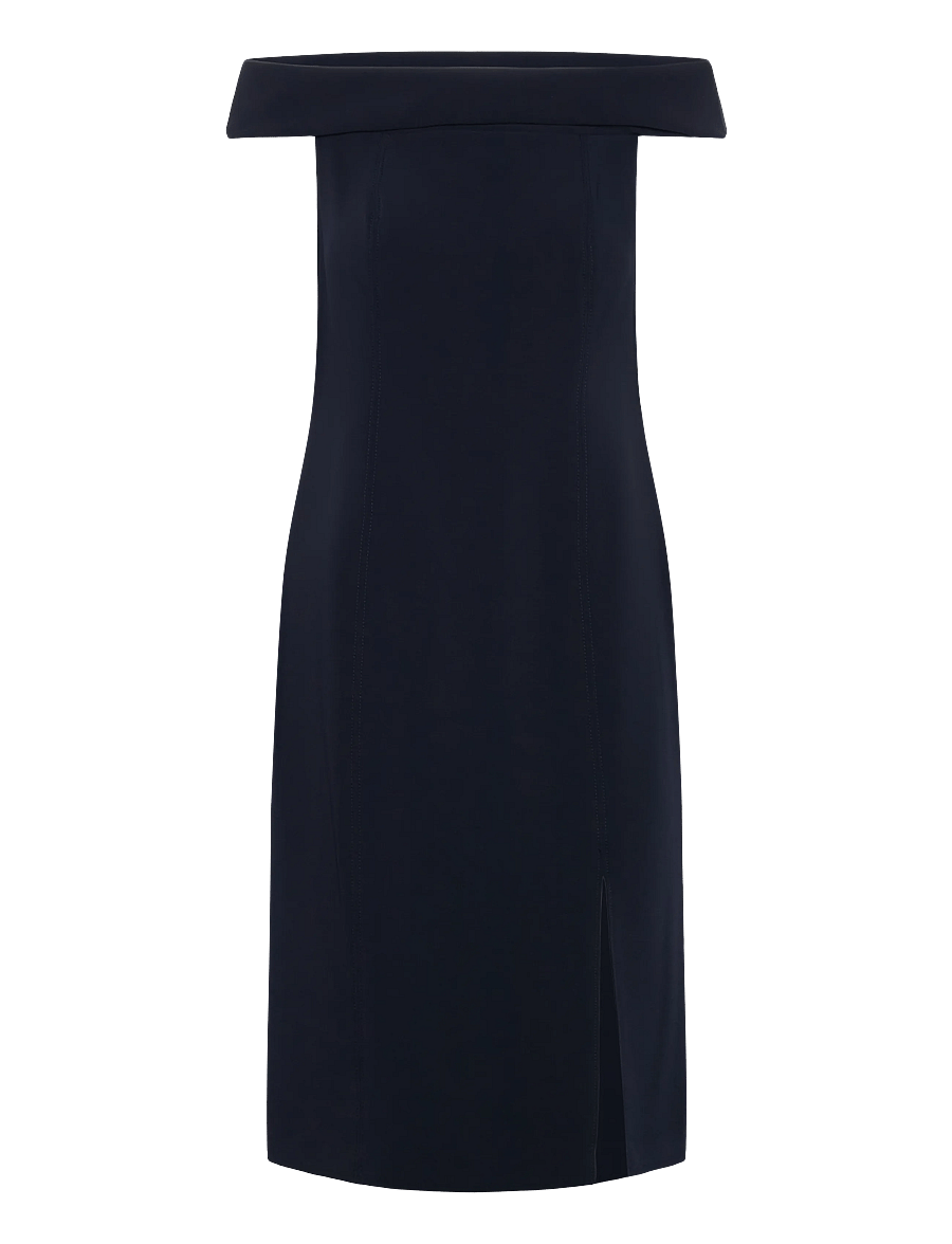 Lauren Ralph Lauren - STRTCH MODERN CREPE-WVN-DRESSES - cocktail dresses - lauren navy - 0